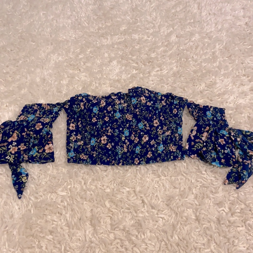Floral crop top